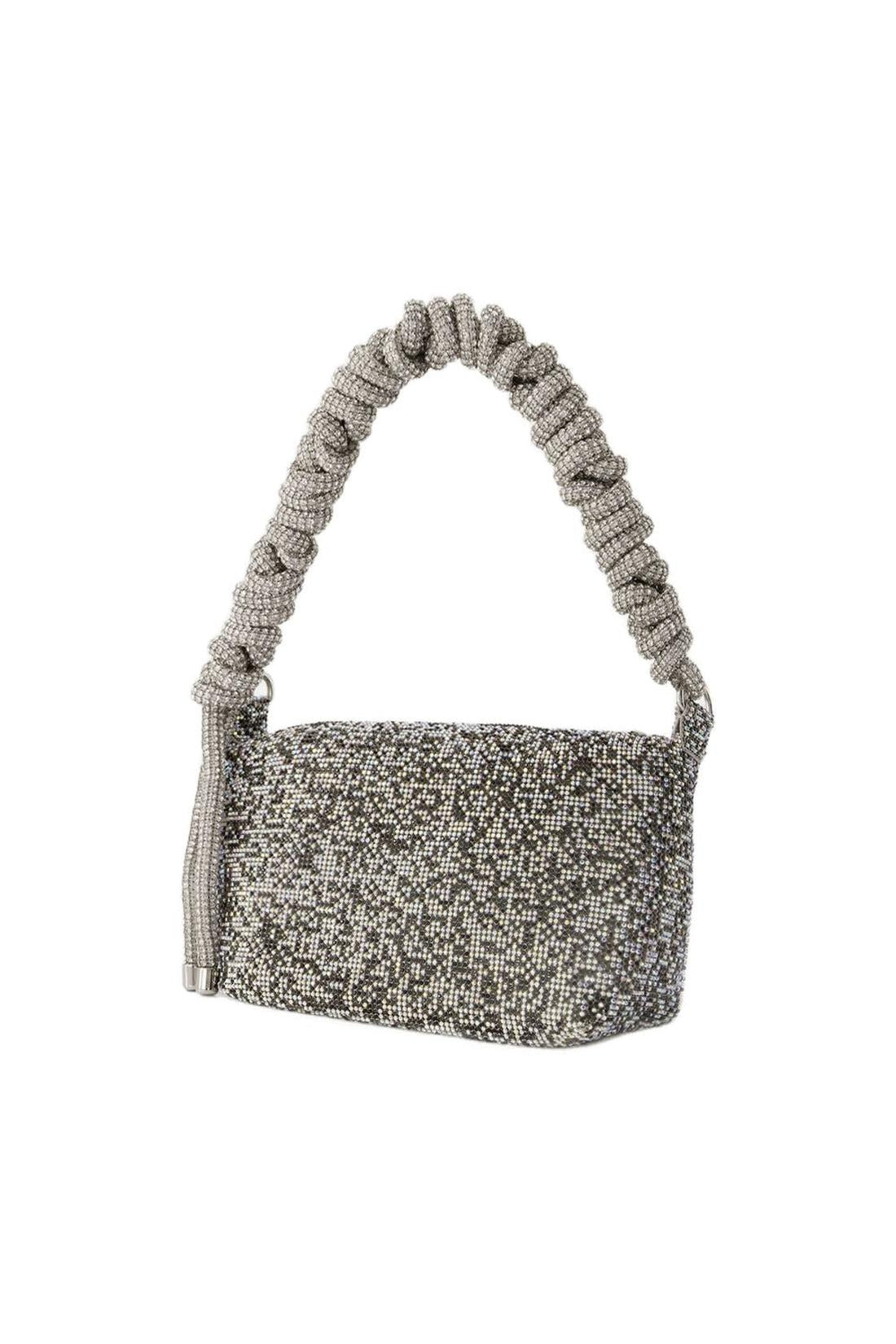 Crystal Mesh Tasche - Kara - Polyster - Black Pixel