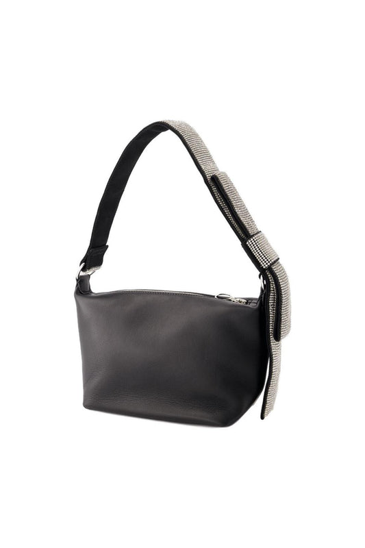 Hobo Bow Tasche - Kara - Leder - Schwarz
