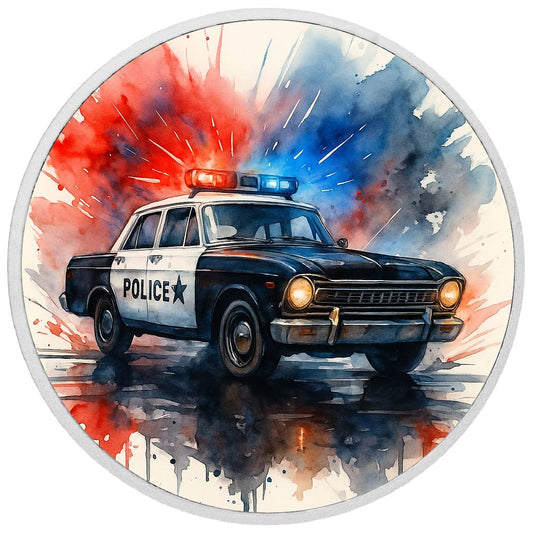 Rolling Justice Sirens of the Past 1oz Fine Silver Coloured Coin