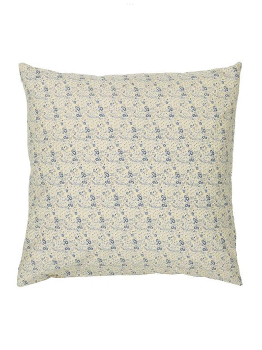 Dekokissen mit blauen Blumen 50x50cm