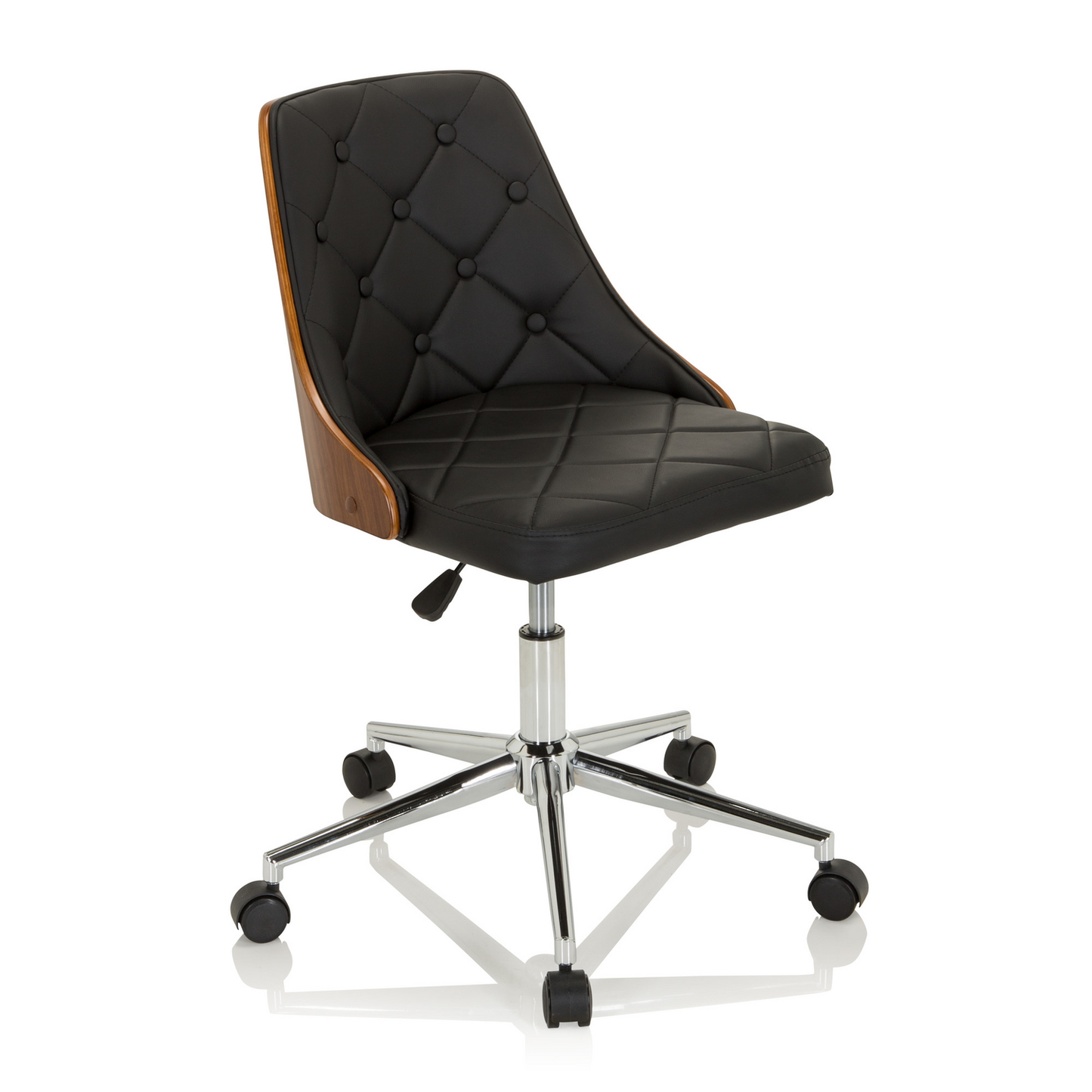 B-Ware Hjh Office Bürostuhl Chefsessel Cenca Kunstleder Schwarz Stuhl Büromöbel Möbel