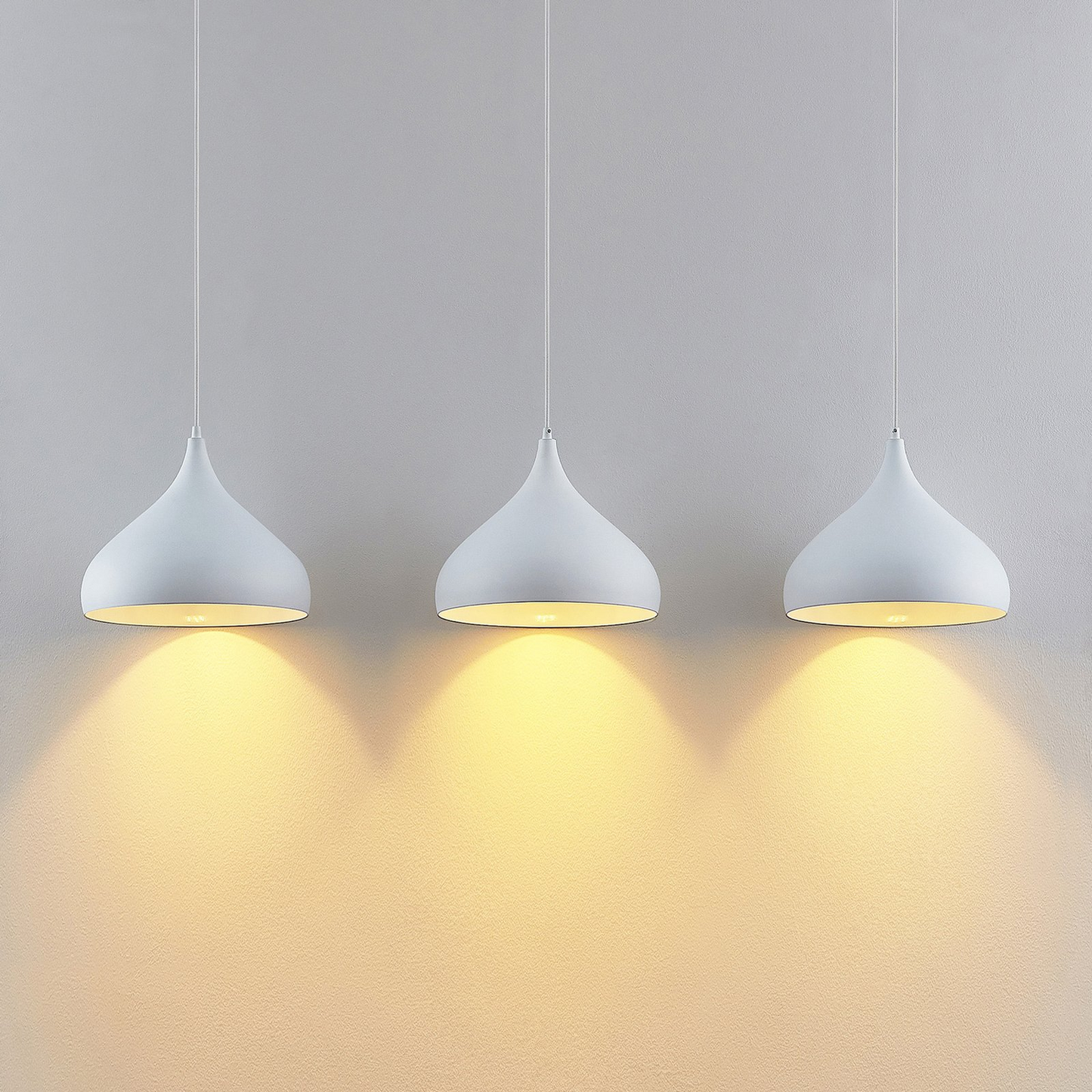 B-stock Lindby Elamira pendant light ceiling lamp hanging light lamp 3 fl E27 white M155
