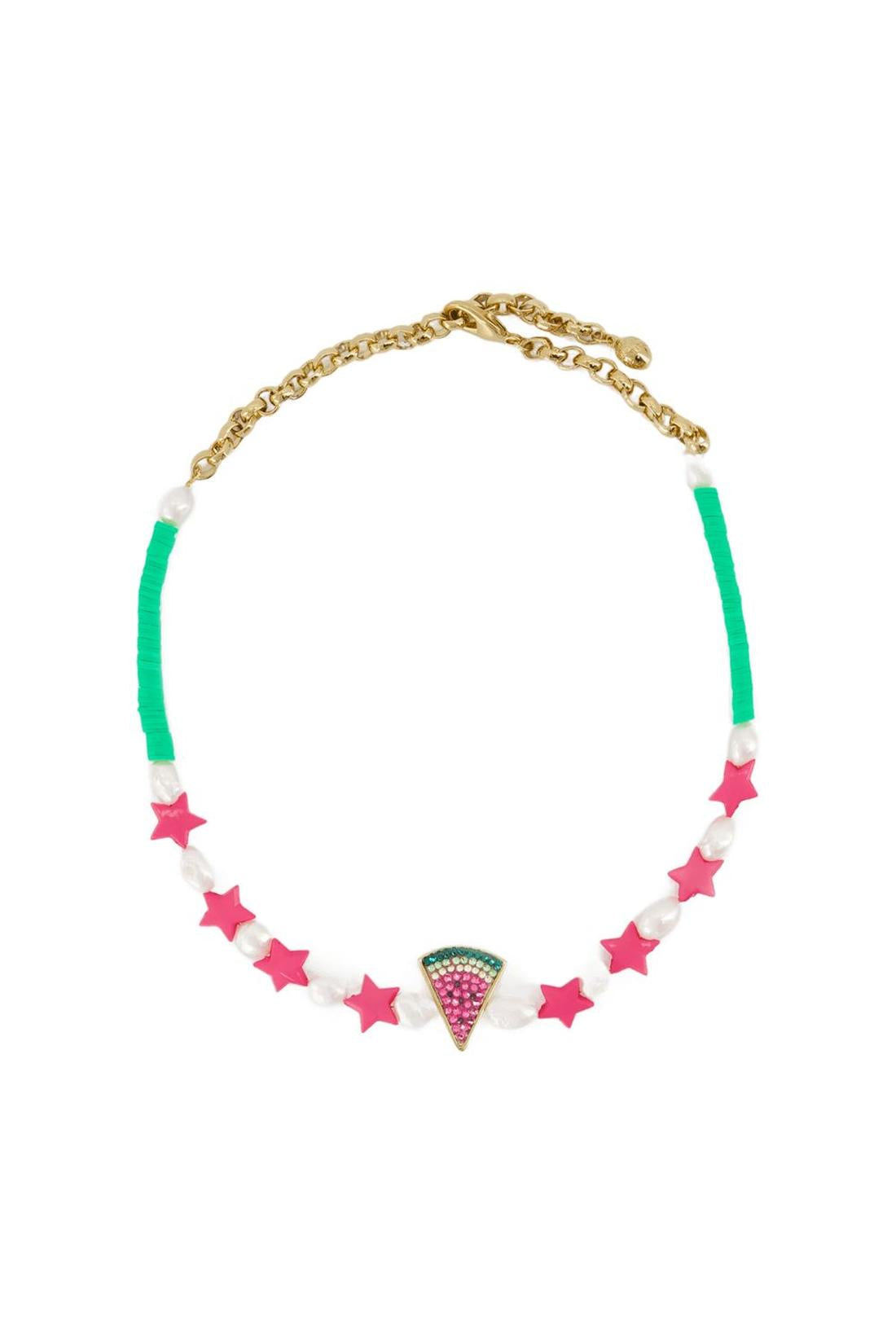 Waterlemon Halsband - Shourouk - Messing - Multi