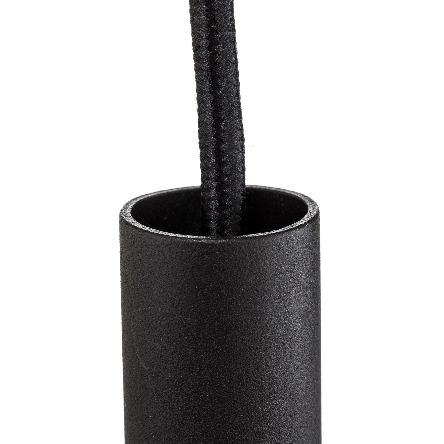 Euluna hengilampi á lager Þunn hengilampi í lofti, svart, fimm perur Lin941