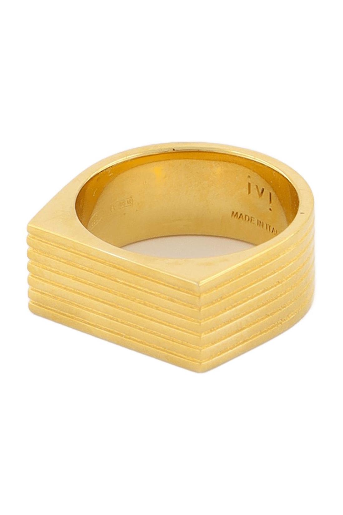 Aurelia Signet Ring aus vergoldetem Silber