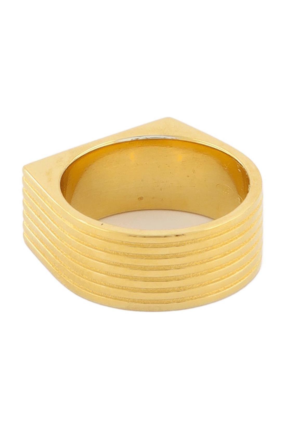 Aurelia Signet Ring aus vergoldetem Silber