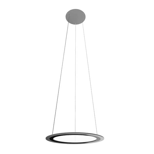 B-grade Grimmeisen Licht Onyxx Circular pendant light, ceiling lamp, silver 