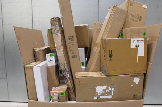 B-lager, gallað og óprófað, blandaðar skil, úrval af heimilisvörum og leikföngum, 59x