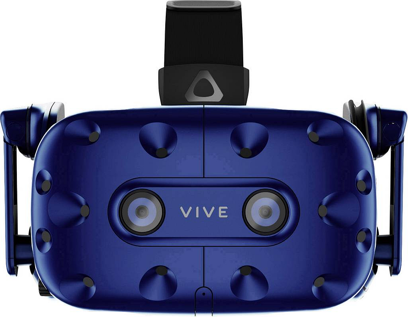 B-stock HTC Vive Pro Blue Virtual Reality Glasses including motion sensors. See text/photo.