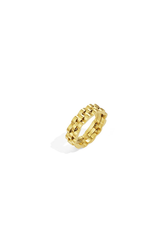 Edelstahl Minimalist Ringe unregelmäßige form Einfache Täglich Einfache Serie frauen schmuck
