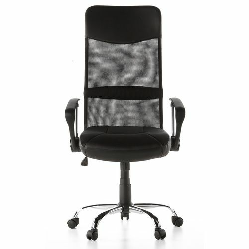 B-flokks Hjh Office skrifstofustóll framkvæmdastjórastóll Arton 20 snúningsstóll möskva gervileður Schw708