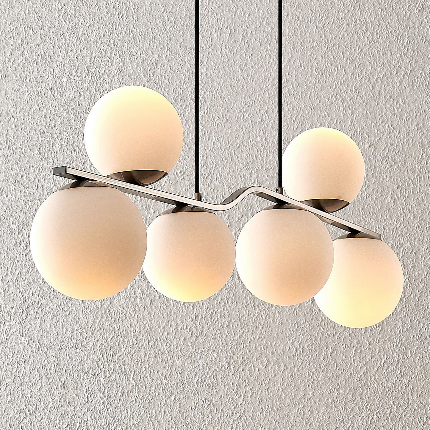 B-Ware Lindby Avalyn Hängeleuchte Deckenlampe Pendelleuchte Lampe Leuchte Weiß Nic806