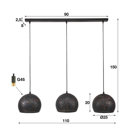 B-stock hanging light Punchray pendant light ceiling light hanging lamp lamp light E27