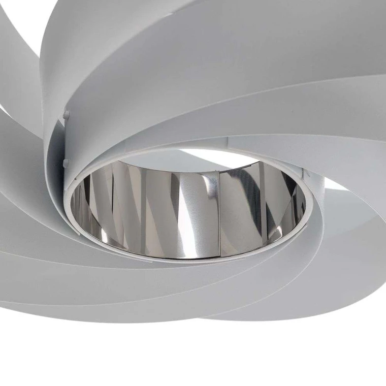 B-flokks Euluna loftljós Vento hengilampi ljós stál ø 50cm E27 hvítt 