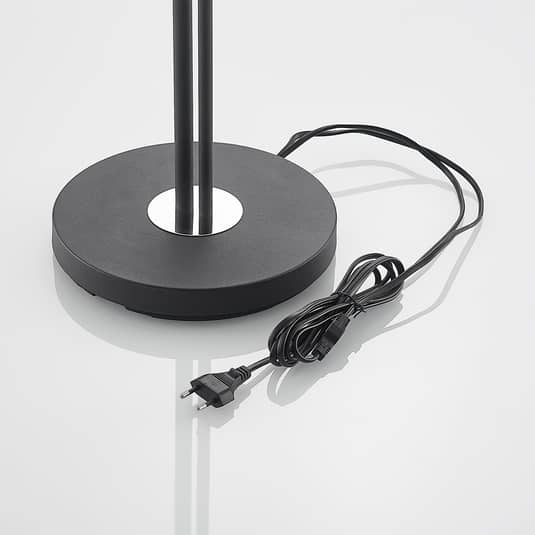 B-grade Lindby Efalia floor lamp, reading lamp, black G475 