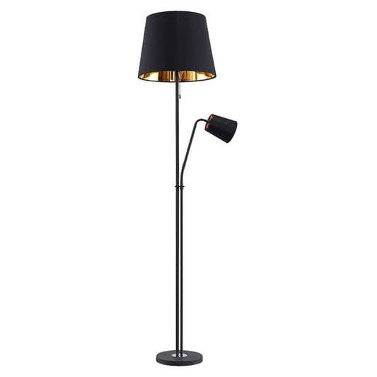 B-Ware Lindby Efalia Stehlampe Stehleuchte Standleuchte Leselampe Leuchte Schwarz G210