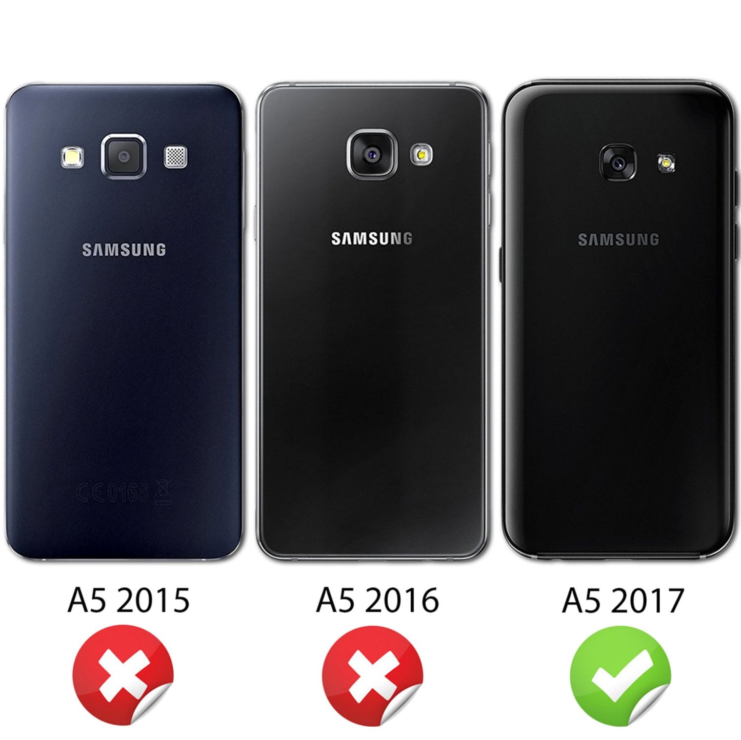Samsung Galaxy A5 2017 símahulstur frá NALIA, glitrandi sílikon hulstur með vernd