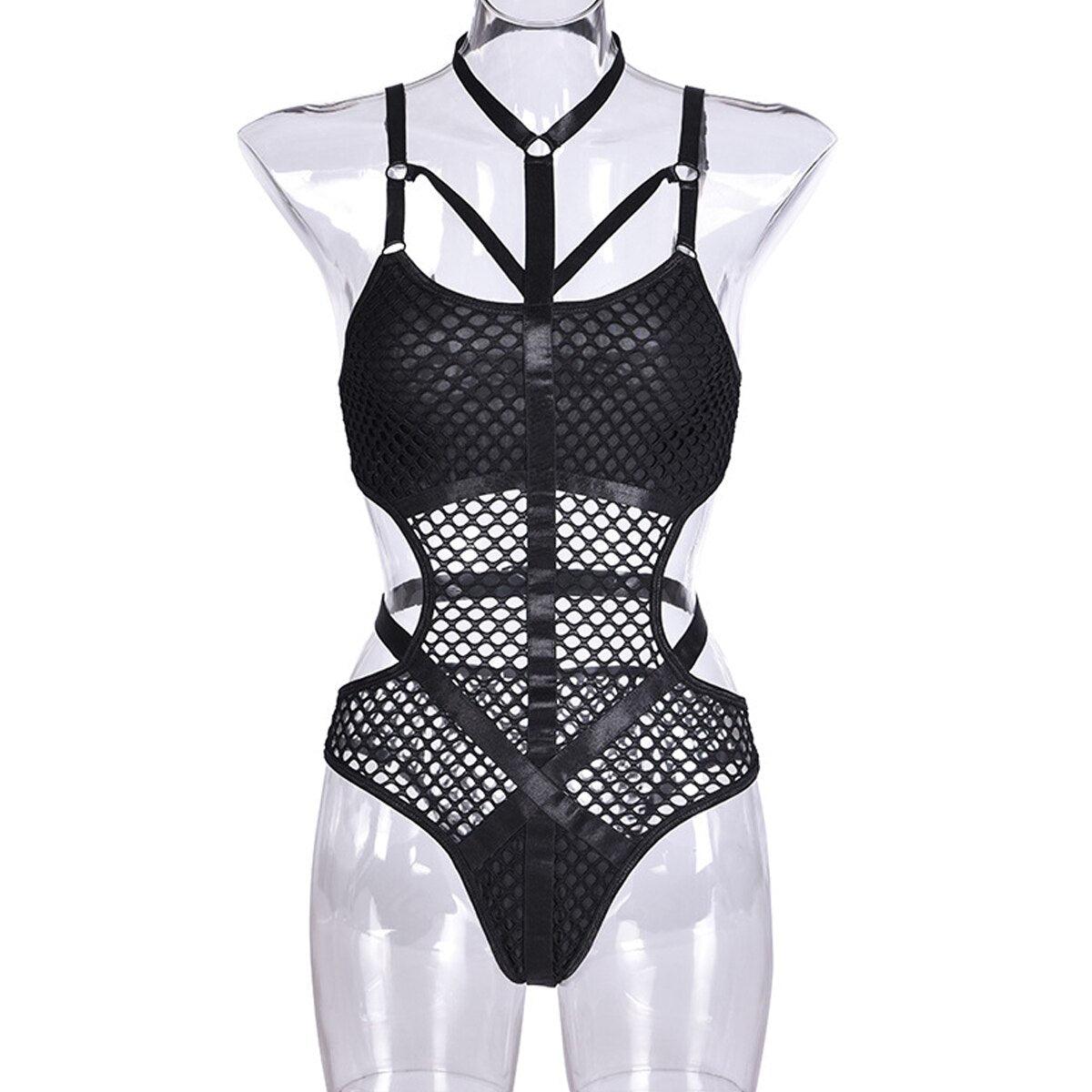 Fish Net-410 Bodysuit