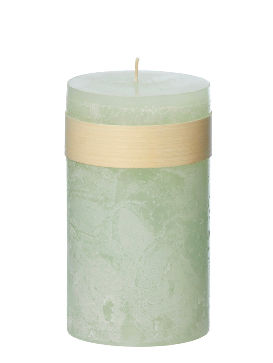 Blockkerze Timber 8x23cm, in vielen Farben