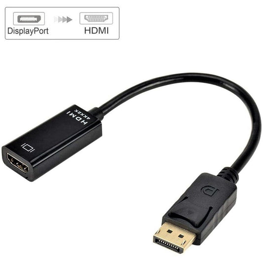 DP zu HDMI Adapter Kabel DP auf HDMI DisplayPort Stecker auf HDMI Buchse 4Kx2K