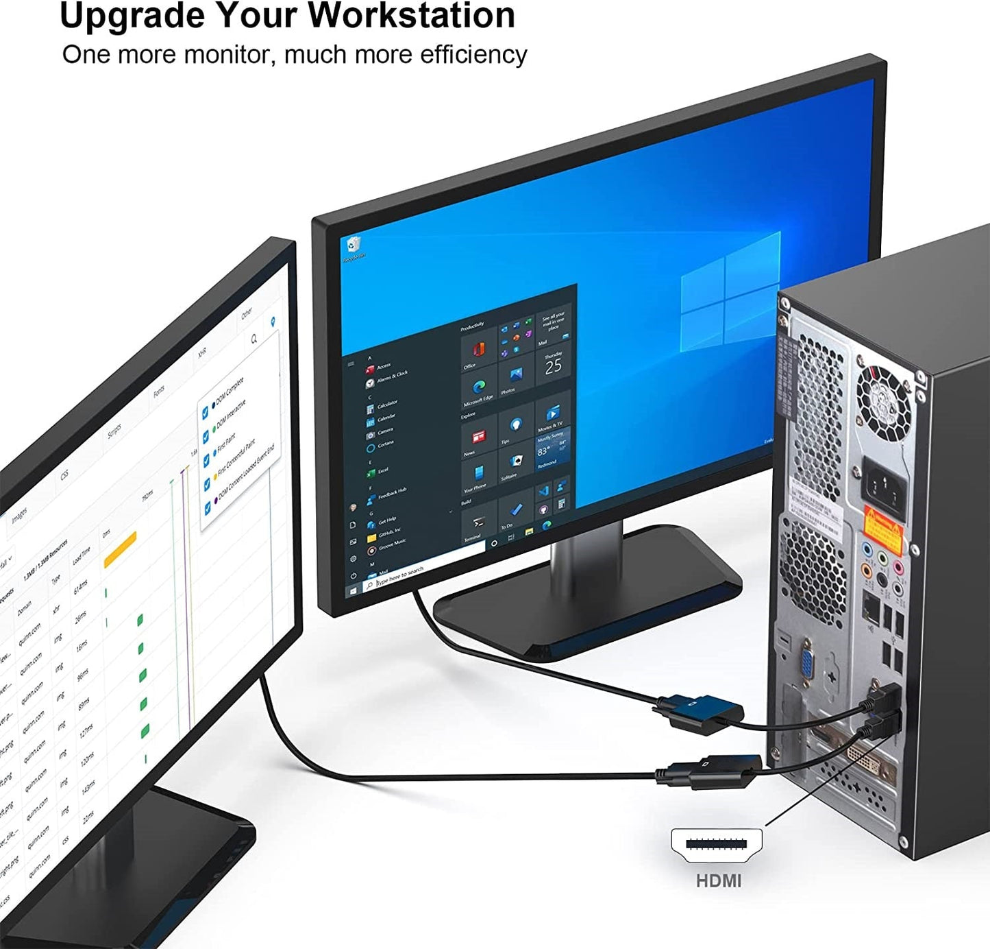 HDMI auf VGA Adapter D-Sub 15-polig Konverter Full HD 1080p VGA Buchse