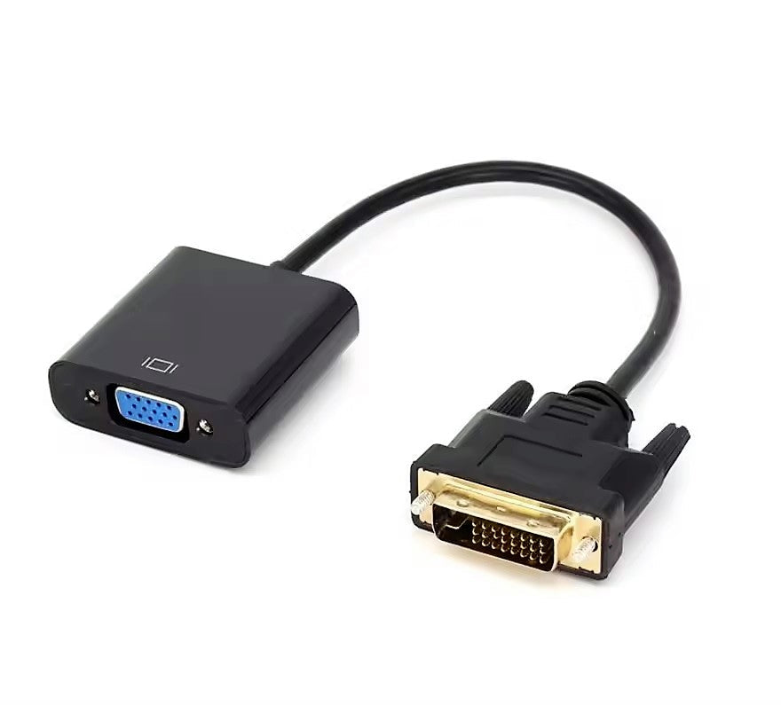 DVI zu VGA Adapter DVI Stecker VGA Buchse Adapter Konverter DVI-D 24+1