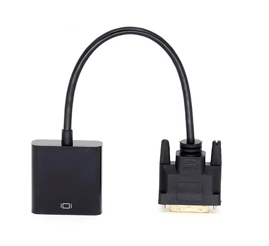 DVI zu VGA Adapter DVI Stecker VGA Buchse Adapter Konverter DVI-D 24+1