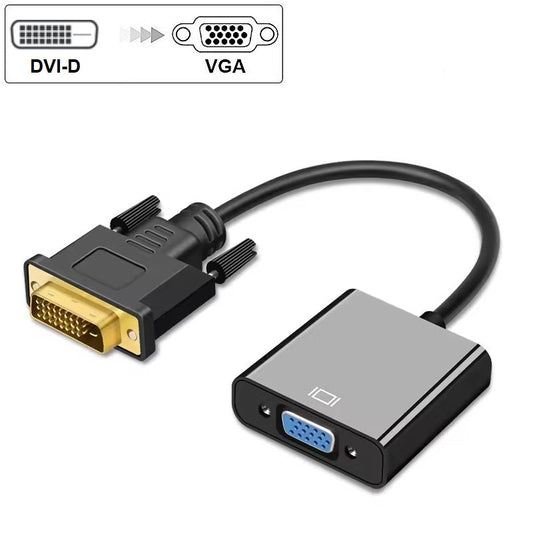 DVI zu VGA Adapter DVI Stecker VGA Buchse Adapter Konverter DVI-D 24+1