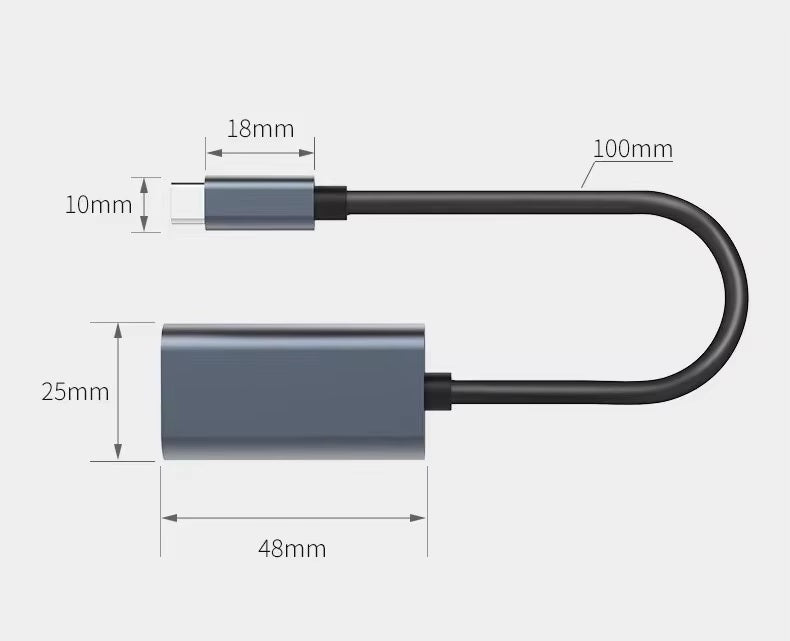 USB-C zu HDMI Adapter 4K UHD Typ C auf HDMI für Samsung Galaxy Huawei Xiaomi TV