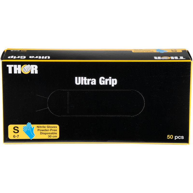 Thor Ultra Grip Long, Nitril-Handschuhe, 30 cm, Blau