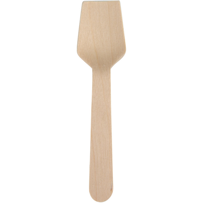 Eislöffel, 9,5 cm, Holz  | Packung (100 Paare)