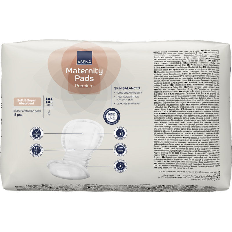 ABENA Maternity Pad, Premium   | Packung (15 Paare)
