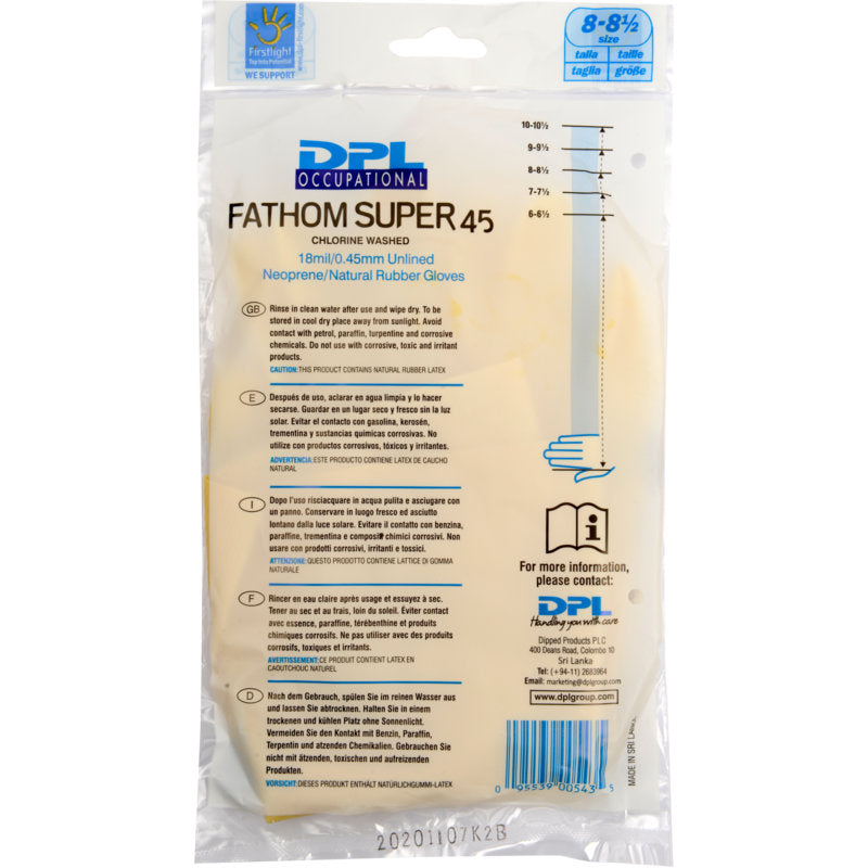 Haushaltshandschuhe Latex, Gelb, Neopren