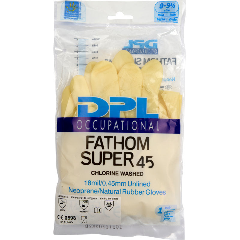 Haushaltshandschuhe Latex, Gelb, Neopren