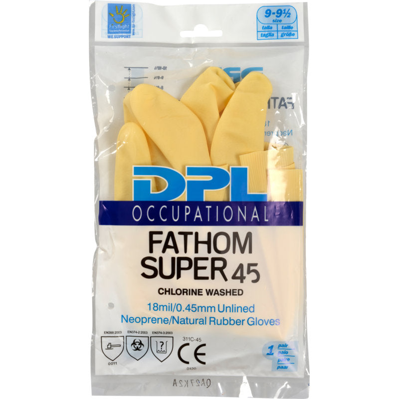 Haushaltshandschuhe Latex, Gelb, Neopren