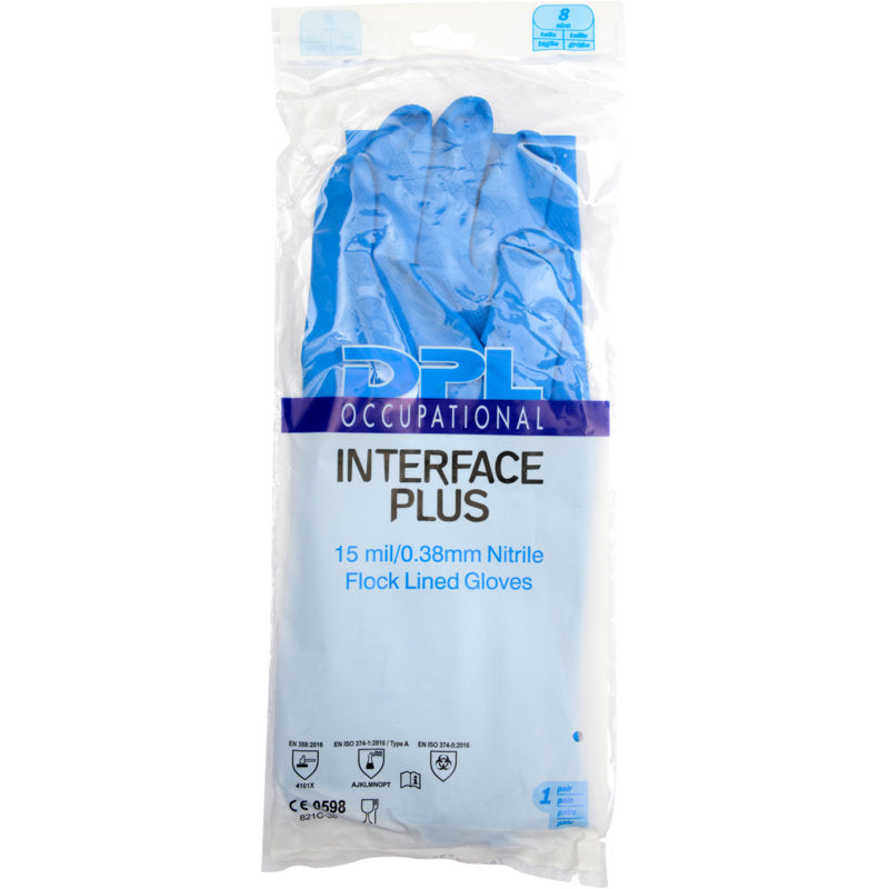 Haushaltshandschuhe Nitril, Blau