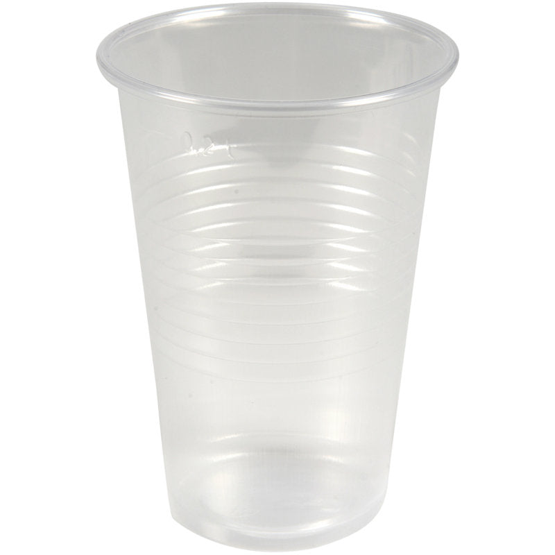Ausschankbecher, PP, 20 cl,Transparent  | Packung (100 Paare)