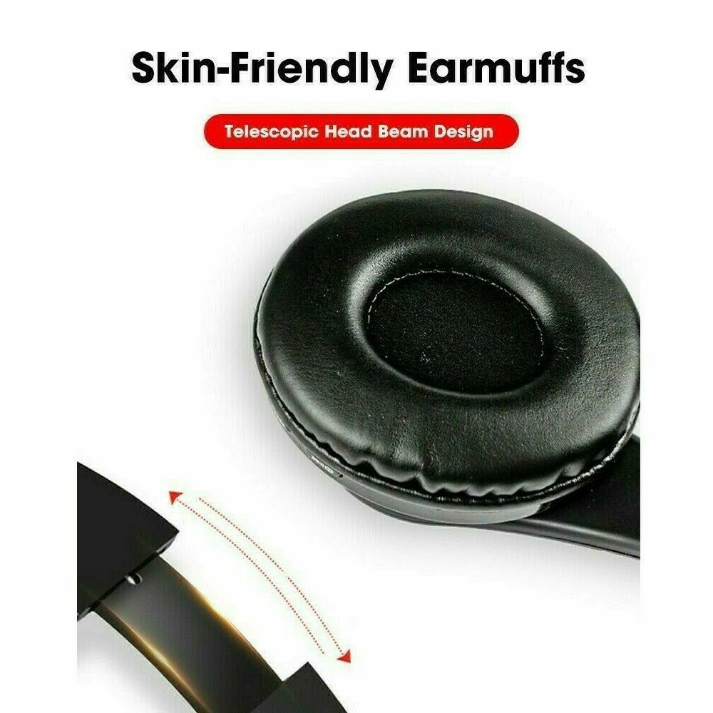 Over-Ear-Kopfhörer Bluetooth kabellos faltbar mit LED-Leuchten