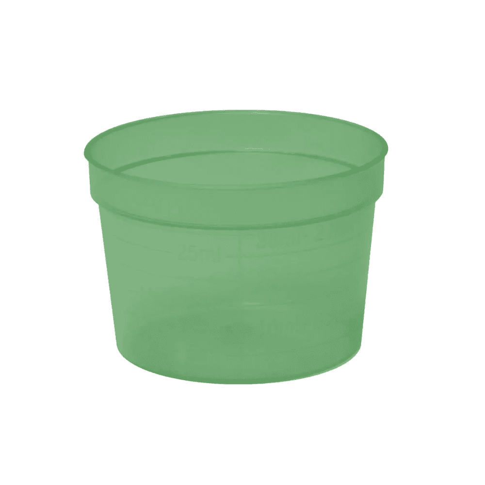 AMPri PP medicine cups 30 ml, graduated, assorted colors - 2000 pieces