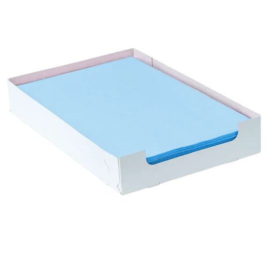 AMPri Dental Crepe Tray Filter Paper 18 x 28 cm with Box, Various Colors