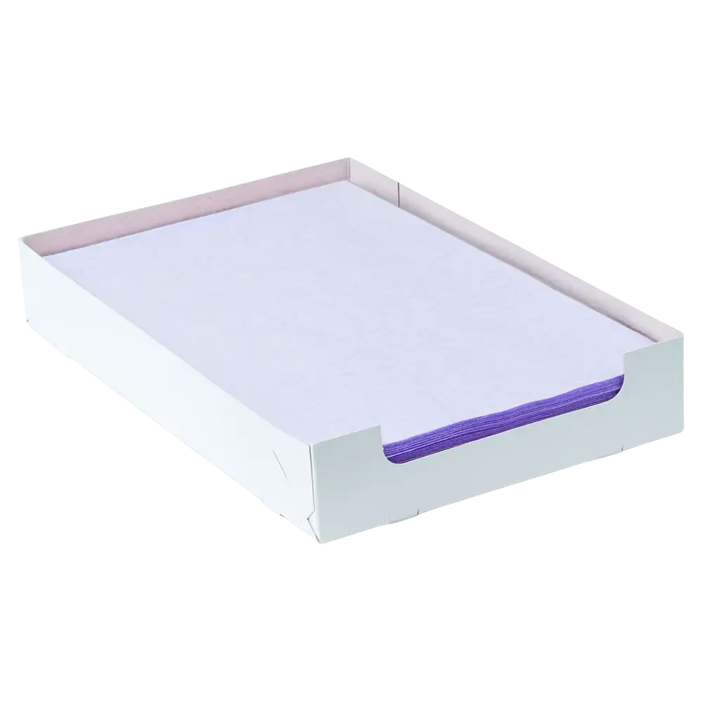 AMPri Dental Kreppauflage Tray-Filterpapier 18 x 28 cm mit Box, verschiedene Farben