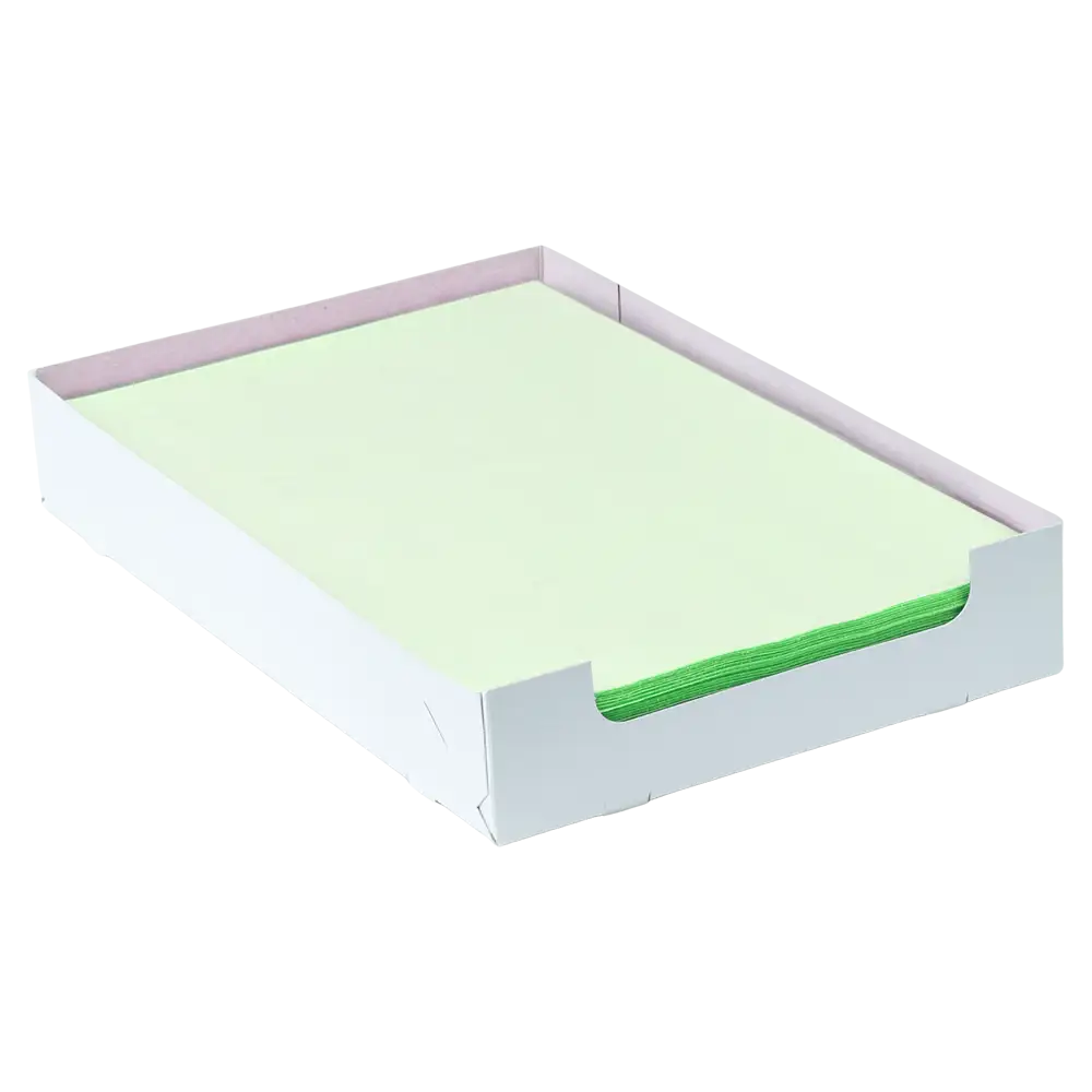 AMPri Dental Kreppauflage Tray-Filterpapier 18 x 28 cm mit Box, verschiedene Farben