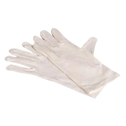 AMPri ECO-PLUS Cotton Undergloves, Powder-Free, White | Pack (12 pairs)