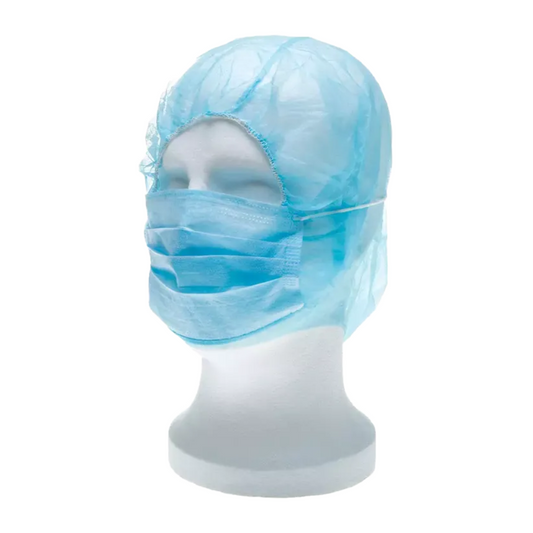 AMPri MED-COMFORT PP Astronaut Cap with Mouth Mask, Various Colors | Bag (100 Pieces)