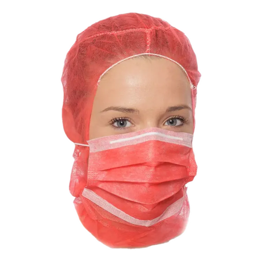 AMPri MED-COMFORT PP Astronaut Cap with Mouth Mask, Various Colors | Bag (100 Pieces)