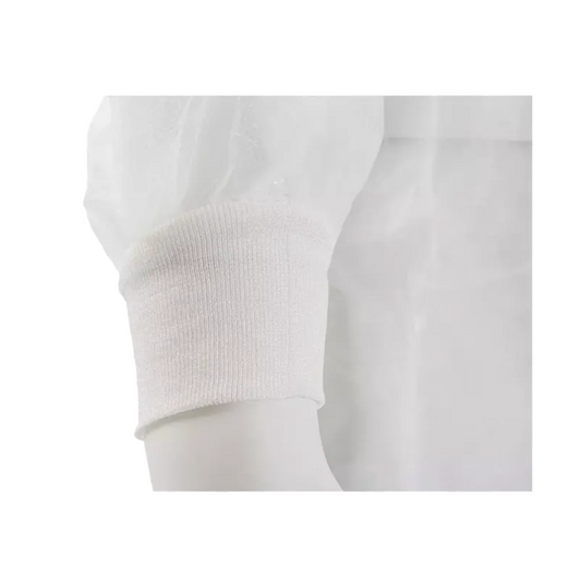 AMPri MED-COMFORT PP Disposable Visitor Gowns with Ties and Jersey Cuffs