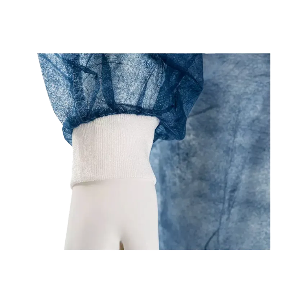 AMPri MED-COMFORT PP Einweg Besucherkittel zum Binden mit Trikotbündchen