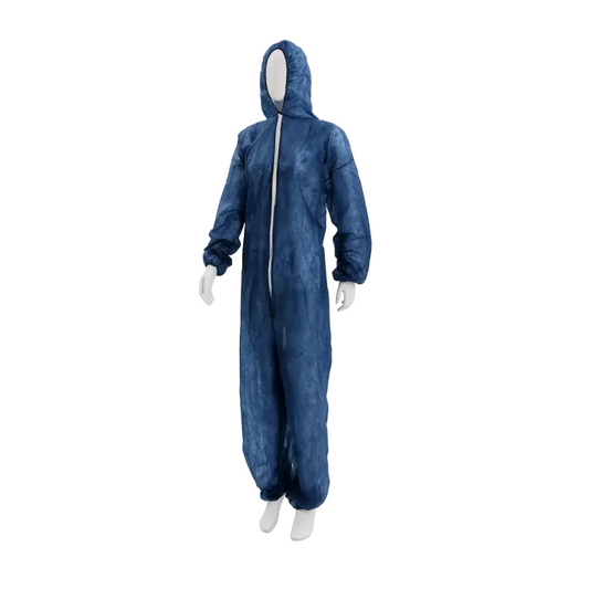 AMPri MED-COMFORT PP Disposable Coverall with Zipper and Hood, Various Sizes/Colors