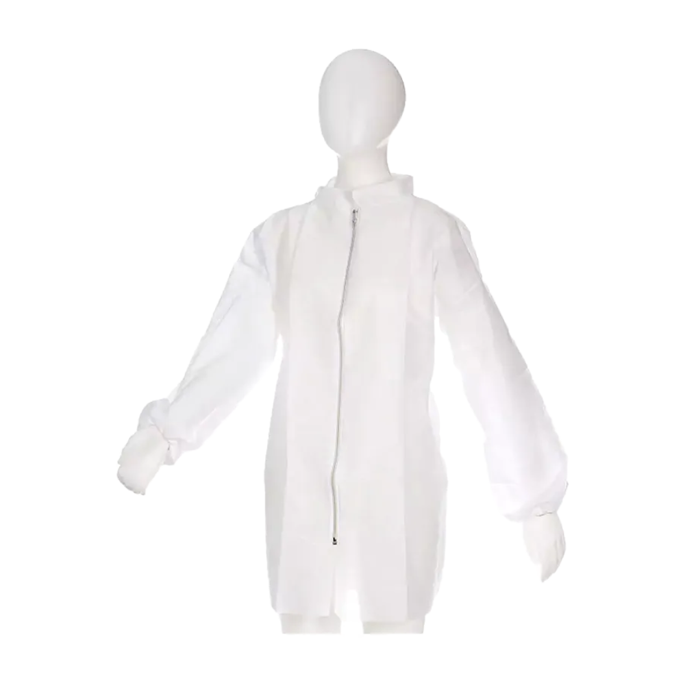 AMPri MED-COMFORT PP non-woven visitor jacket with zipper, various sizes