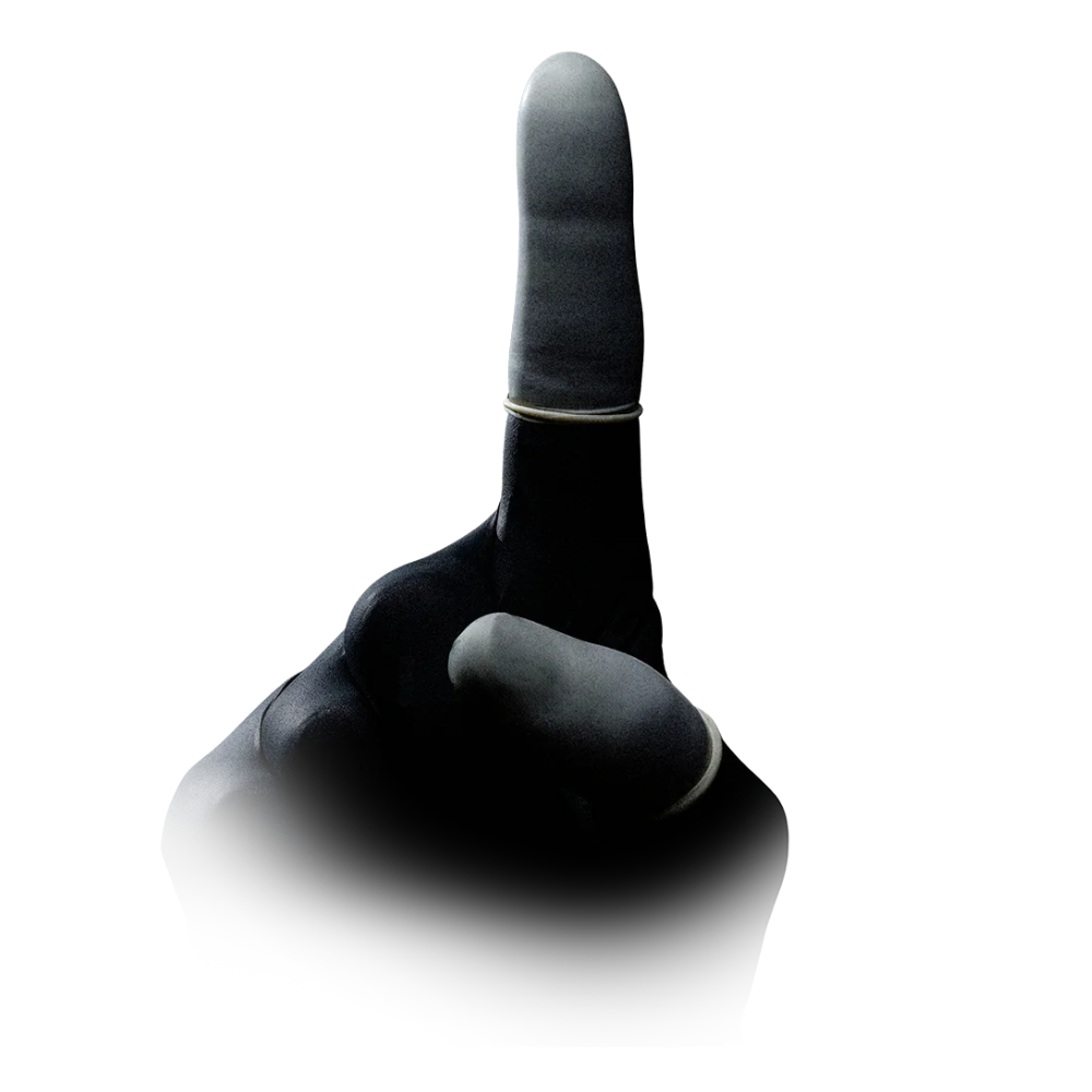 AMPri MED-COMFORT Latex Fingerlinge, verschiedene Größen | Beutel (100 Stück)